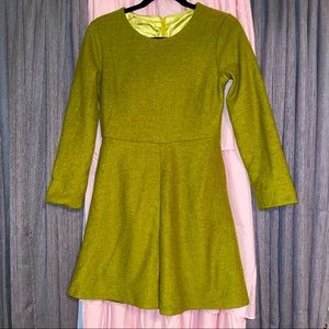 Olive Green Mini-Dress